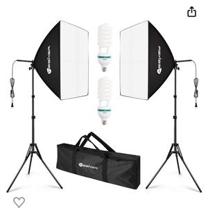 Yesker softbox lighting kit for photography lighting.